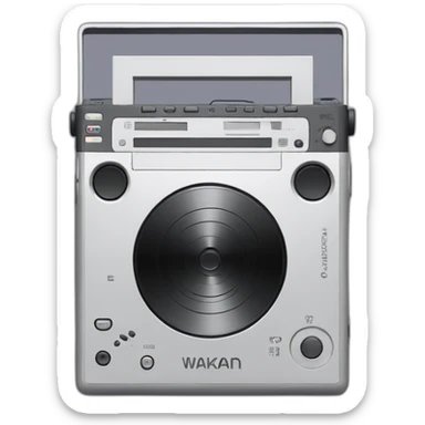 CD Player walkman sticker