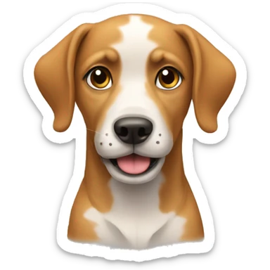 Dog went shopping  sticker