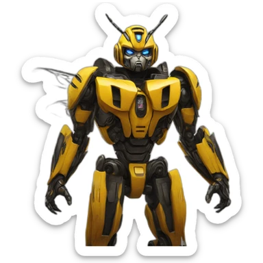 Bumblebee transformers sticker
