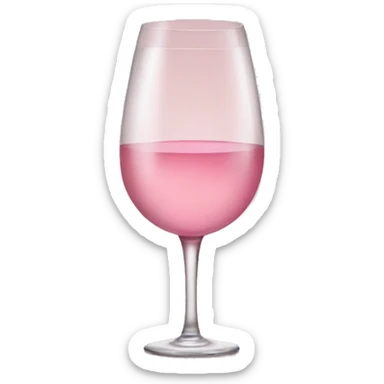 baby pink wine sticker