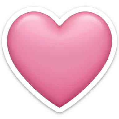 pink heart, no details sticker