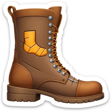 fractured boots sole sticker