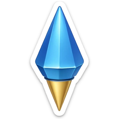 blue pin for map sticker