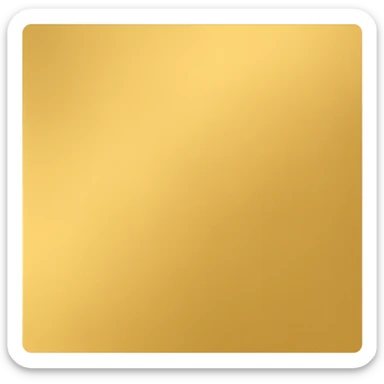 A golden square with a slight gradient, variation 3 sticker
