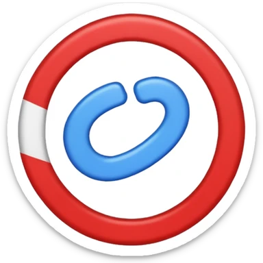 Make me an emoji to my school Holy cross davao college  representing this three colors ❤️💙🤍 make it like an arrow or a double line sticker