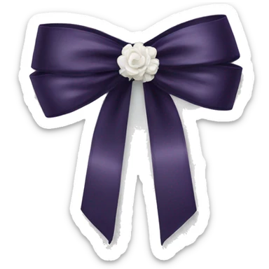 Wedding garter with bow  sticker