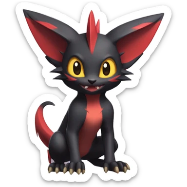 Noivern-Litten-Zorua full body sticker
