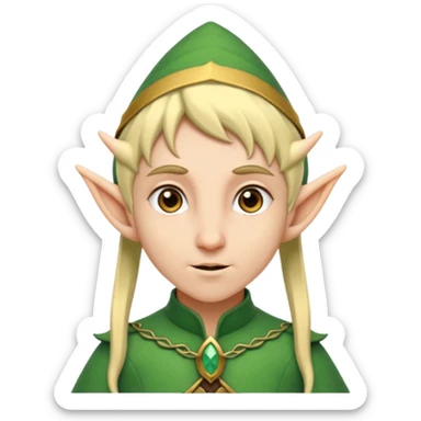 an elf sticker