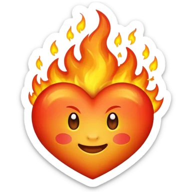 Fireheart sticker