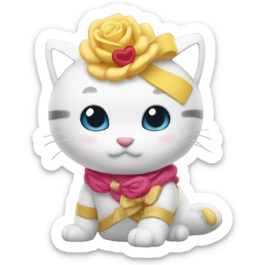 hello kity enamorada sticker