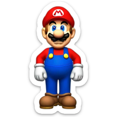 mario 64 sticker