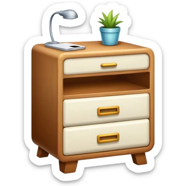 bedside table sticker