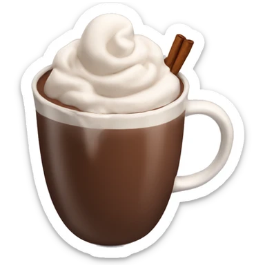 Hot chocolate  sticker