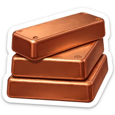 copper ingots sticker