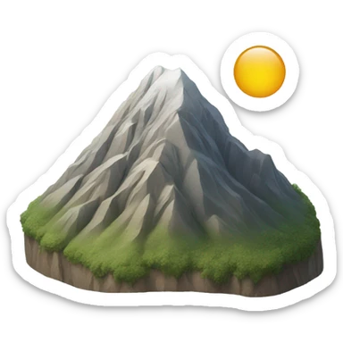 mountain sticker