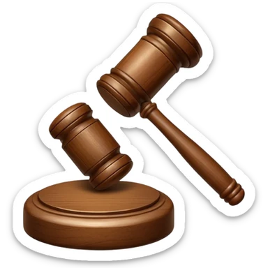 court hammer sticker