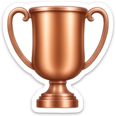 copper trophy sticker