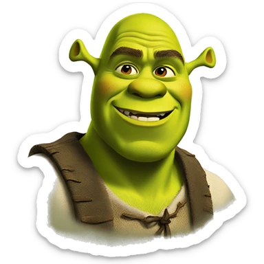 shrek shrek shrek sticker