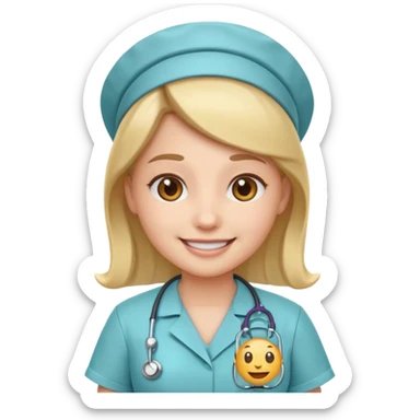 Emoji da enfermagem sticker