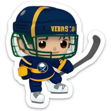 Sabres verts sticker