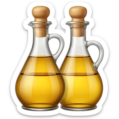 Oil and vinegar bottles  sticker
