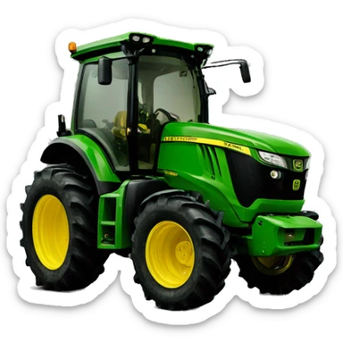 Maquina John Deere sticker