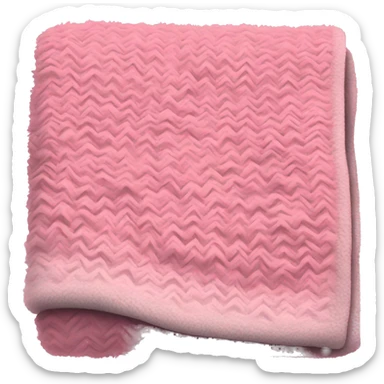 Pink cozy blanket  sticker