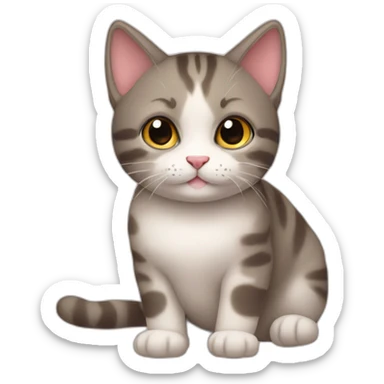 Lovely little cat sticker