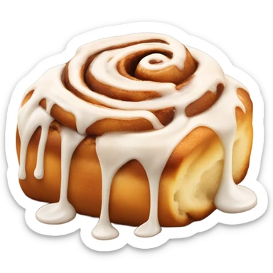 Warm Cinnamon roll sticker