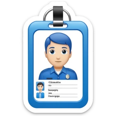 Security badge/card  sticker