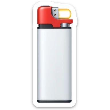 white lighter sticker