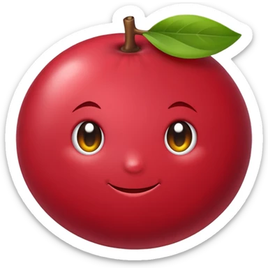 cranberry sticker