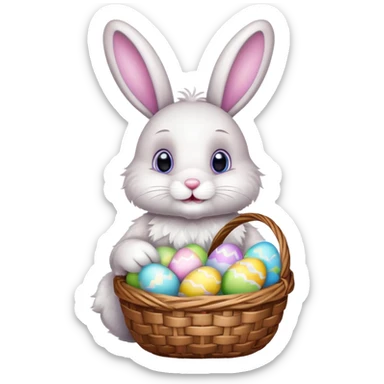 Conejo de pascuas  sticker