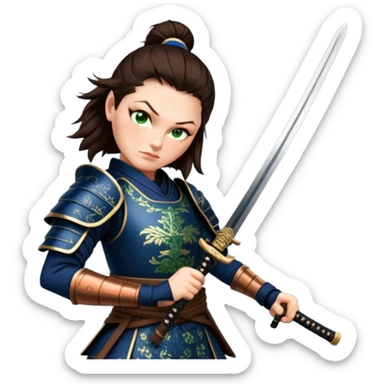 Vigilant Samurai sticker