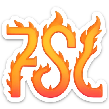Transform the flame so it is made up of shiny, 3D zeros and ones, with the digits forming the flame shape and a glowing effect, in a Microsoft style 3D fluent emoji style. sticker