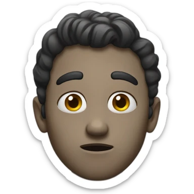 Disbelief unamused sticker