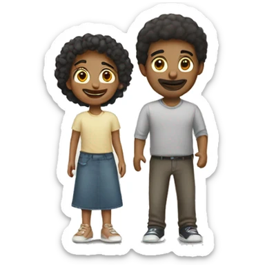 Family man women andañ sticker