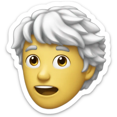 nervioso, ignorar sticker