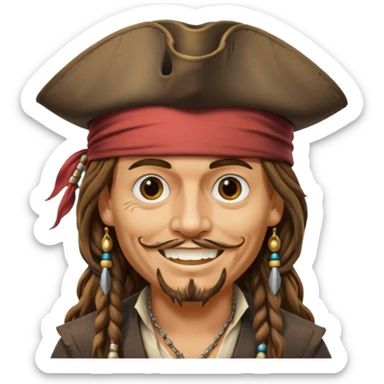 Kaptan jack parol sticker