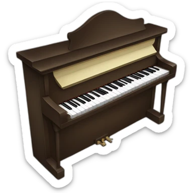 Piano à queue  sticker