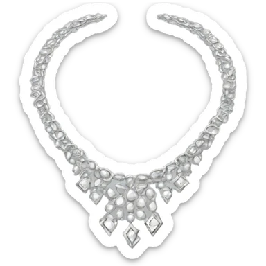 Silver jewlery sticker
