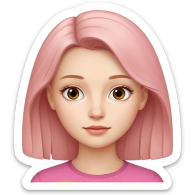 Cinematic Realistic Anna Shcherbakova Portrait, depicted with lifelike skin texture, subtle rosy undertones, and soft natural lighting that enhances the gentle contours of her face. sticker