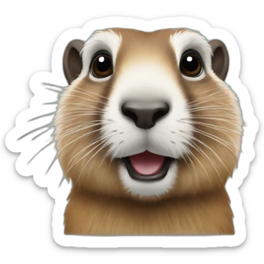 Marmotte sticker