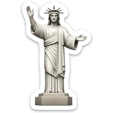 Cristo redentor  sticker