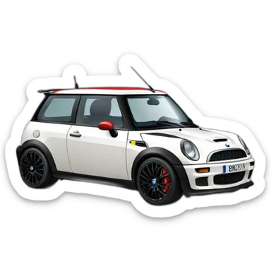 Bmw mini r53 jcw gp sticker