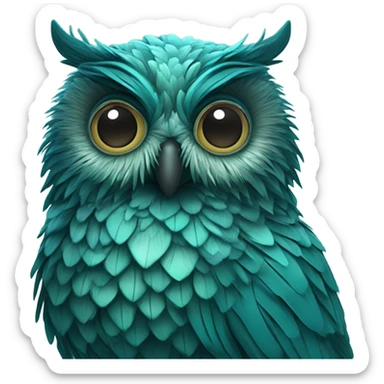 Teal owala sticker