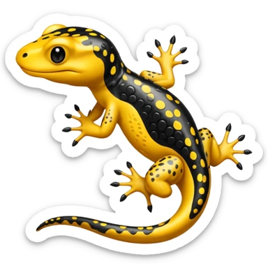 Salamandra salamandra sticker