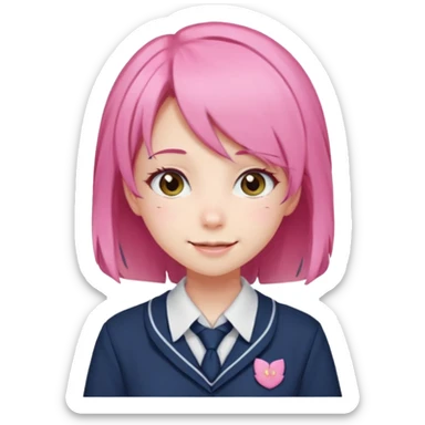 shoujo cute anime romance girl  sticker