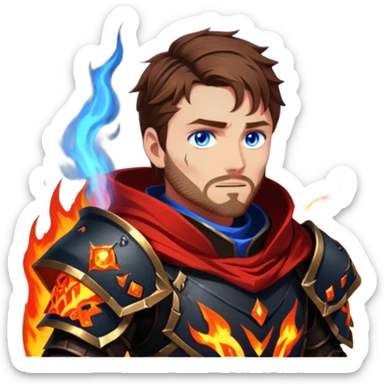 Volcanic Warlock sticker
