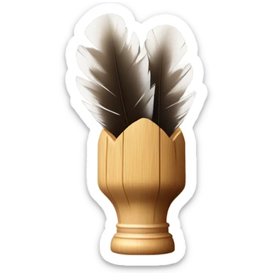 shuttle cock sticker